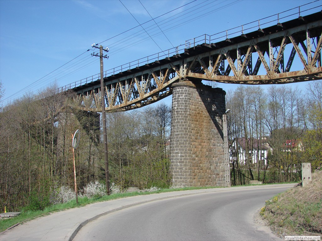 Żukowo - Most z 1926 r. na Słupii. Linia Gdynia - Kościerzyna