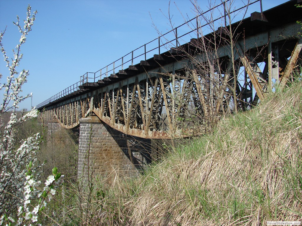Żukowo - Most z 1926 r. na Słupii. Linia Gdynia - Kościerzyna